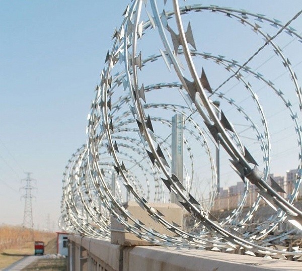 Electro Galvanized1.5mmx1.5mm Diamond Welded Razor Wire Mesh 3