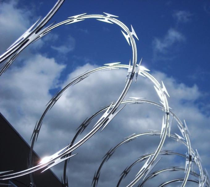 Electro Galvanized1.5mmx1.5mm Diamond Welded Razor Wire Mesh 4