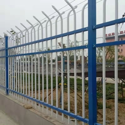 2.0mm 3.0mm Steelway Fence Secure Palisade Galvanised Metal Security Fencing