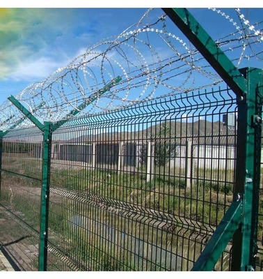 Factory hot sale powder coated hot-dipped galvanized wire fence for airport protection