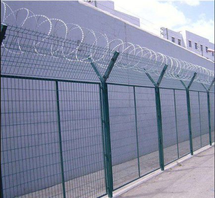 Factory hot sale powder coated hot-dipped galvanized wire fence for airport protection