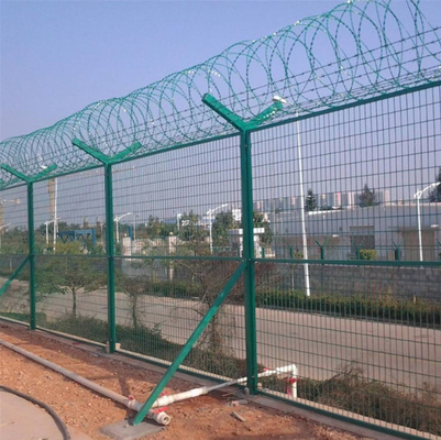 Factory hot sale powder coated hot-dipped galvanized wire fence for airport protection