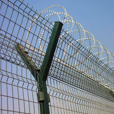Factory hot sale powder coated hot-dipped galvanized wire fence for airport protection