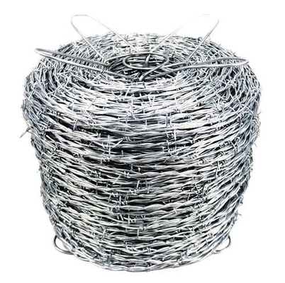 BWG16 Hot Dipped Galvanized Barbed Wire Price Per Roll Barbed Wire Fence